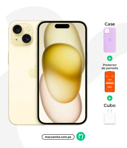 iPhone 15 Amarillo 128 GB | Nuevo