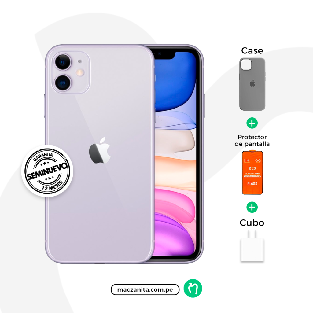 iphone-11-morado-seminuevo-maczanita (2) iPhone 11 Morado 64 GB