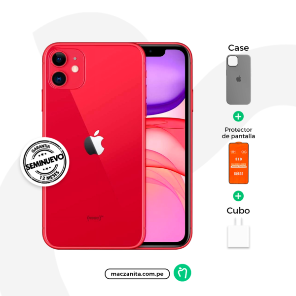 iPhone 11 Rojo 64 GB