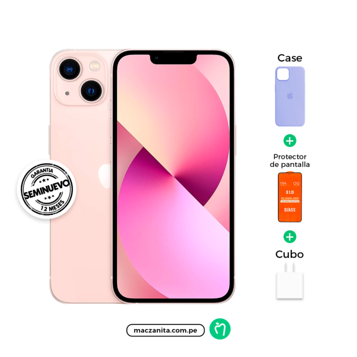 iPhone 13 Rosa Seminuevo
