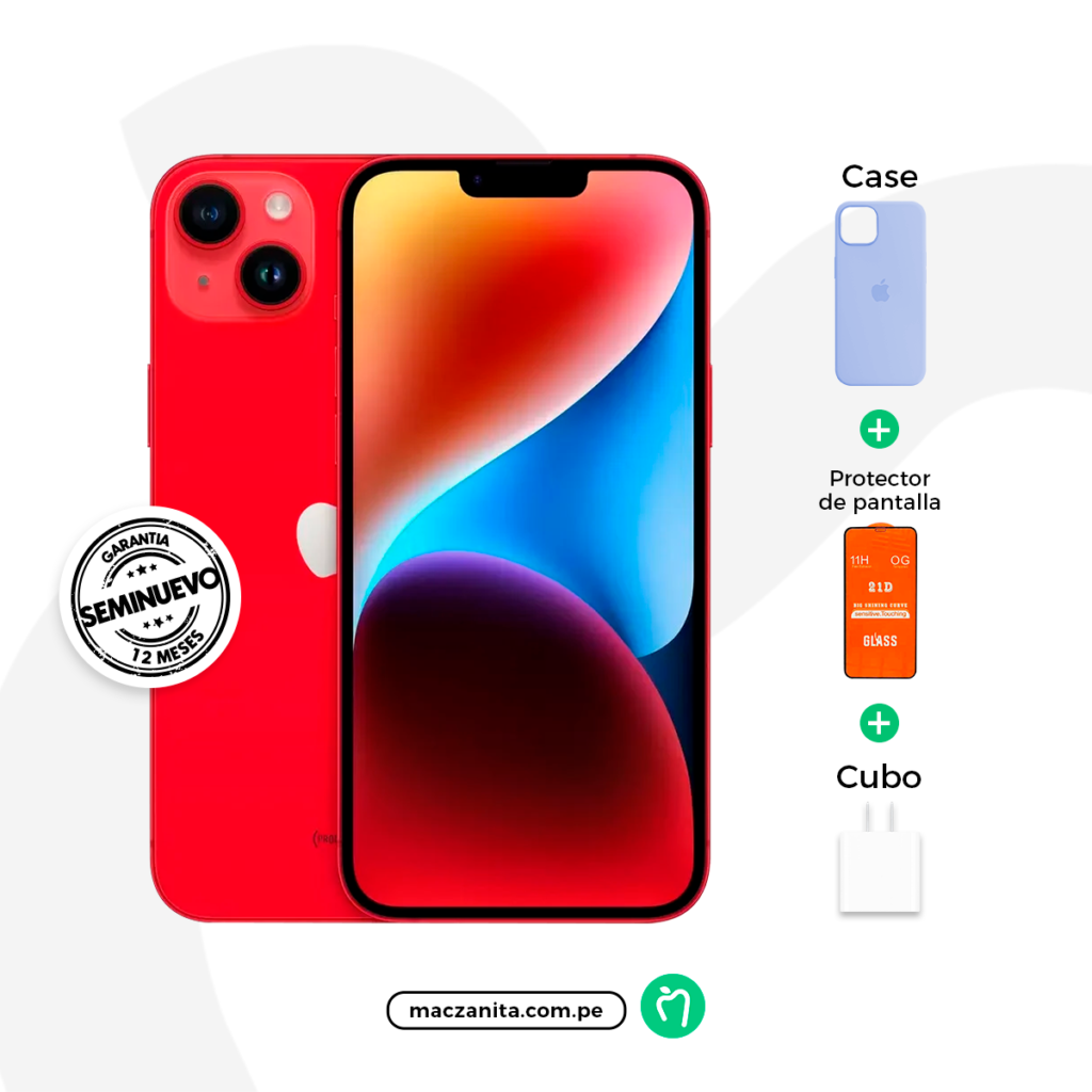 iPhone 14 Rojo 128 GB