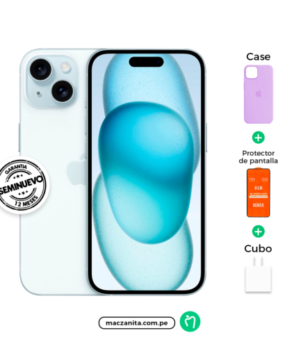 iPhone 15 Azul 128 GB | Seminuevo