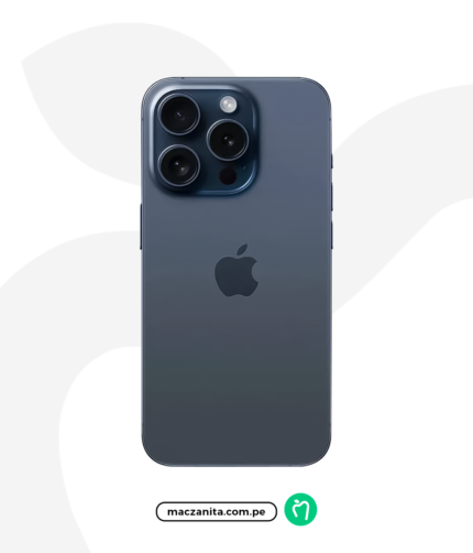 iPhone 15 Pro Max Titanio azul 256 GB Chip Físico