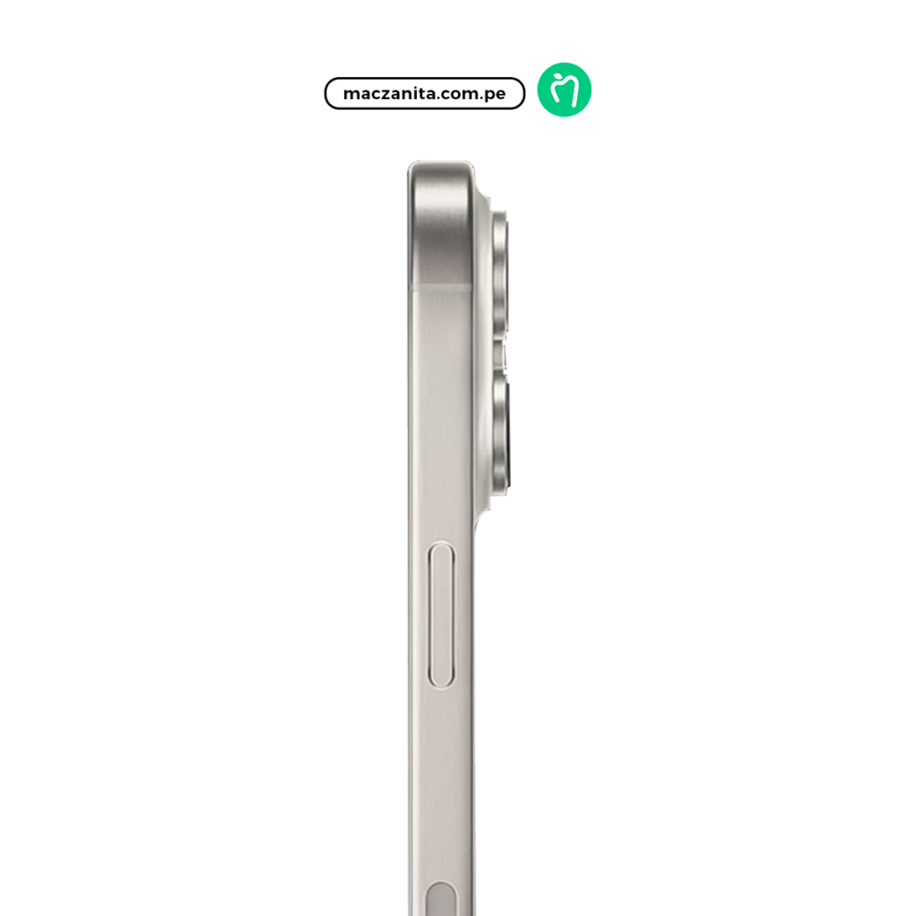 iPhone 15 Pro Max Titanio blanco 256 GB Chip Físico