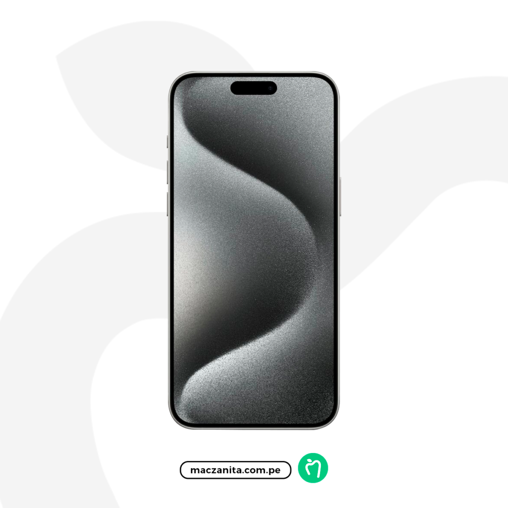 iPhone 15 Pro Max Titanio blanco 256 GB Chip Físico