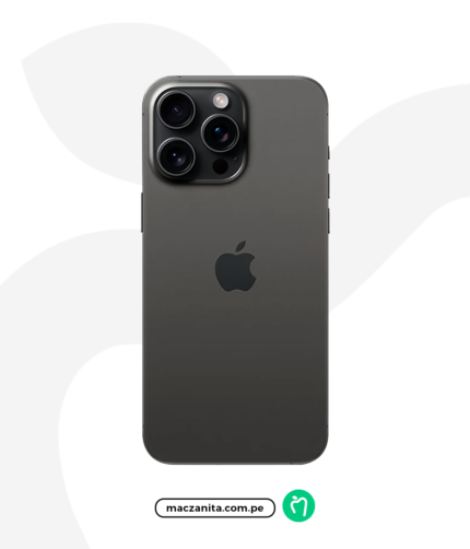 iPhone 15 Pro Max Titanio negro 256 GB Chip Físico