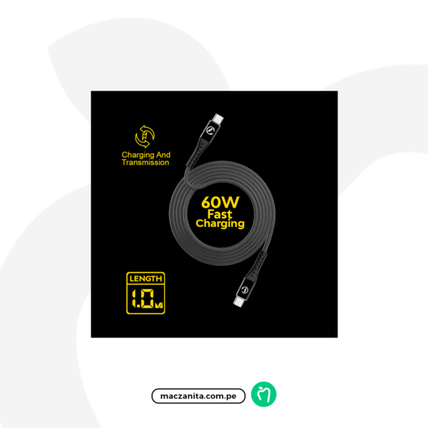 Cable | USB-C a USB-C de 60W