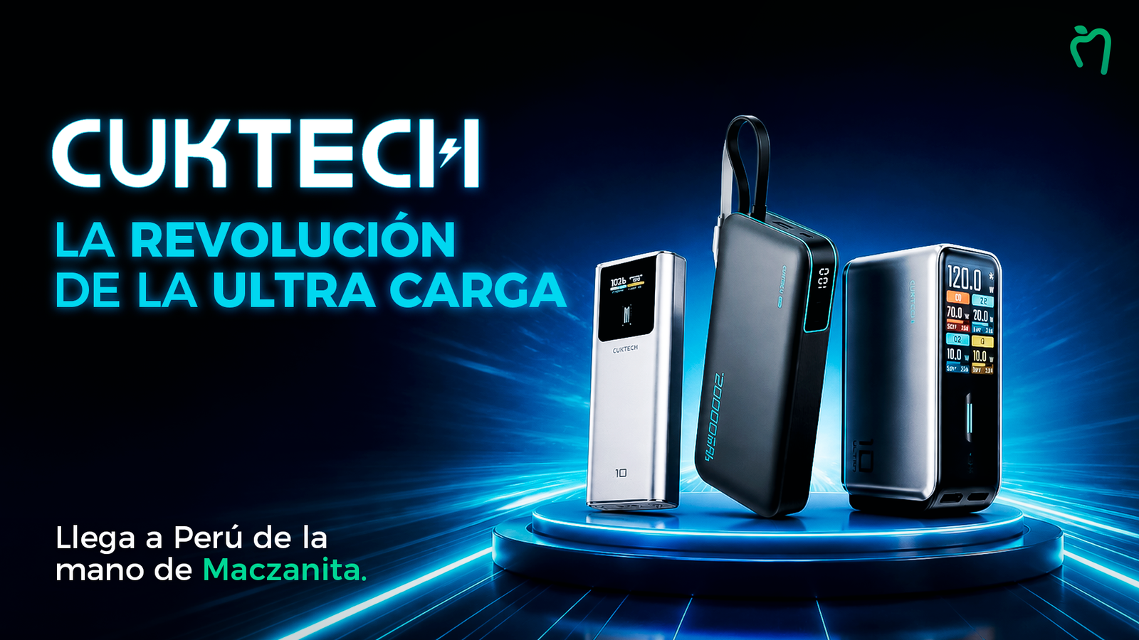 Baterias Cargadores Cuktech En Perú