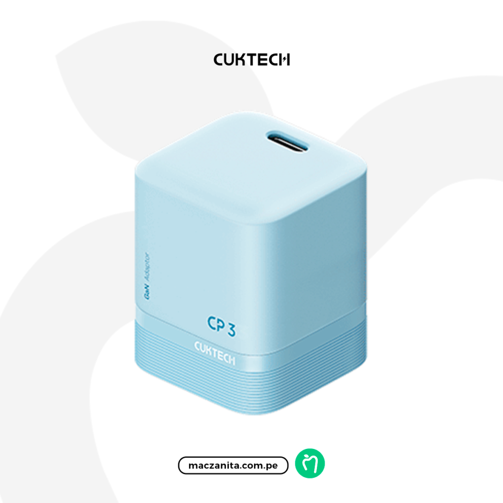 Cargador Cuktech Ac301 Azul