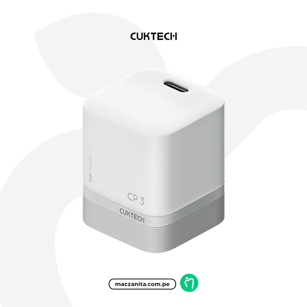 Cargador Cuktech Ac301 Blanco