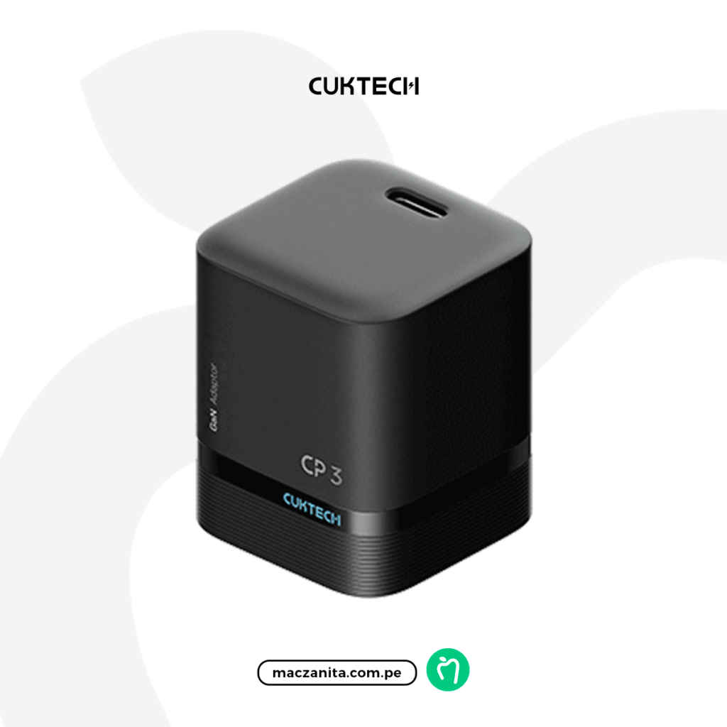 Cargador Cuktech Ac301 Negro