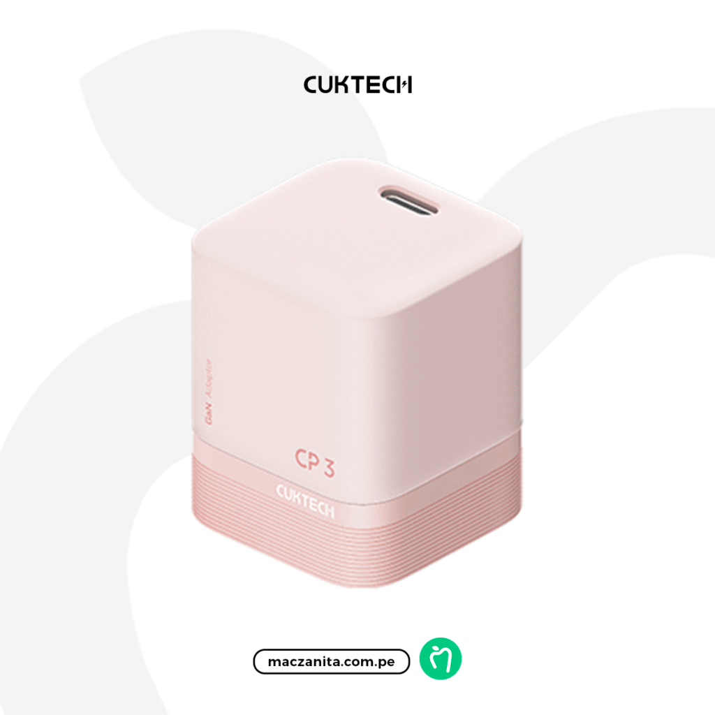 Cargador Cuktech Ac301 Rosa