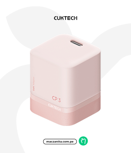 Cargador Cuktech Ac301 Rosa