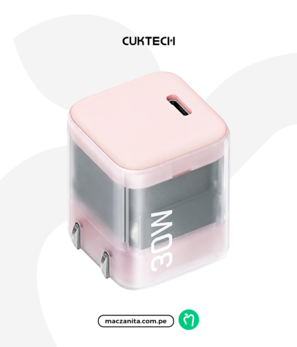 Cargador Cuktech Ac30S Rosa