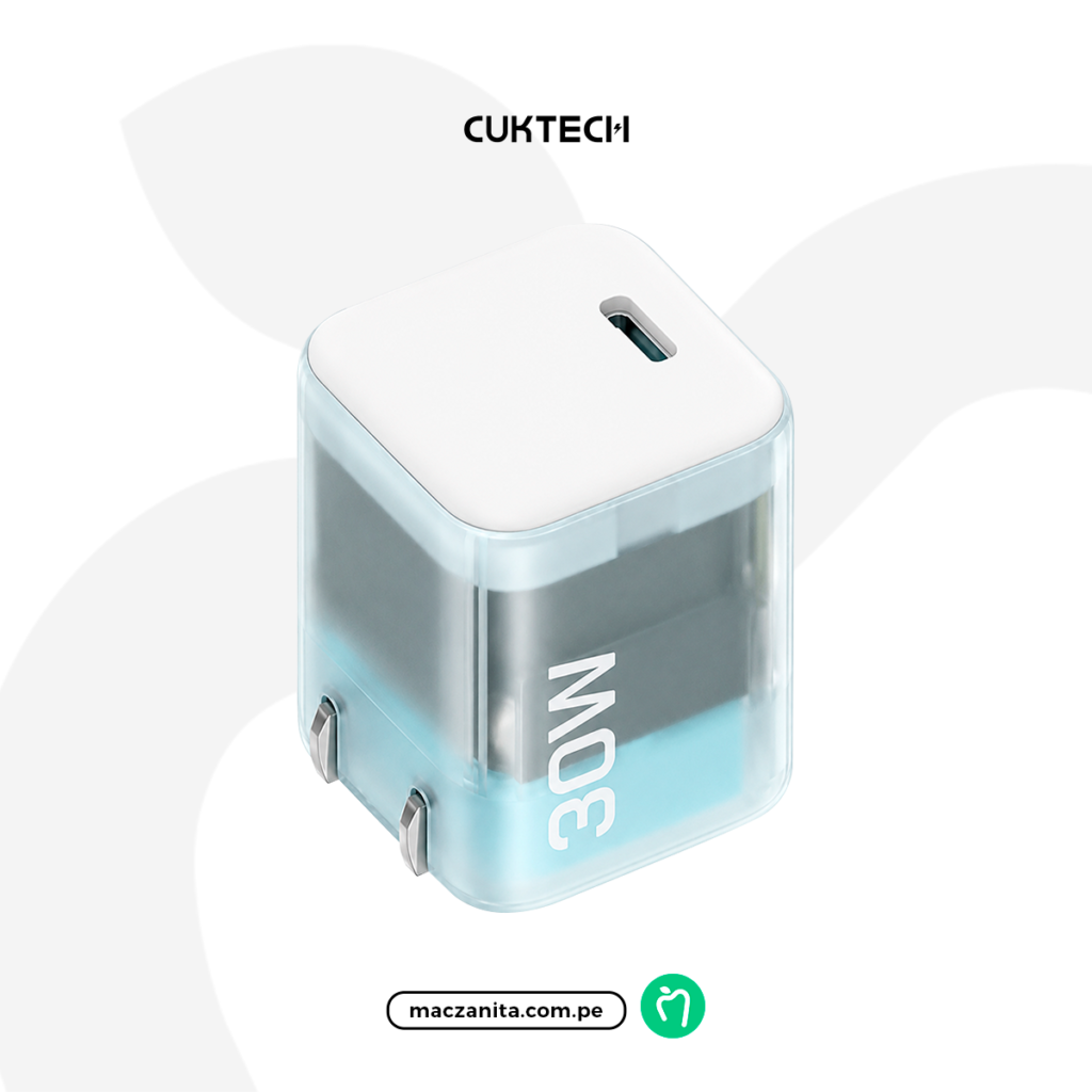 Cargador Cuktech Ac30S Transparente