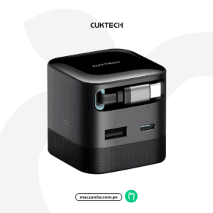 Cargador con Cable Telescopico Ad653W Negro