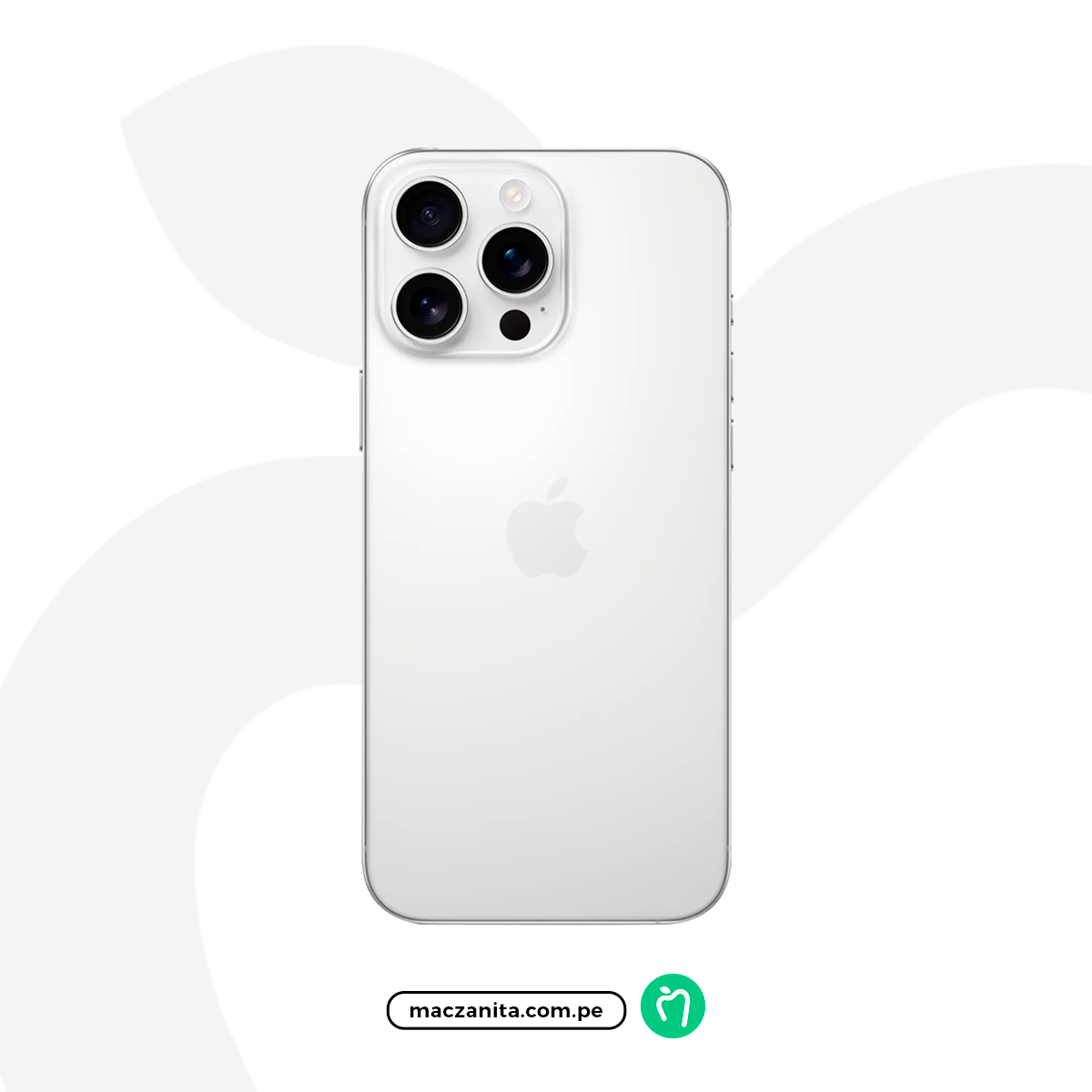 Apple iPhone 16 Pro de 256 GB en color plateado, con tres cámaras traseras dispuestas en un diseño vertical y acabado liso en la parte posterior. El teléfono se presenta como seminuevo, al frente del logotipo de la manzana. Apple iPhone 16 Pro de 256 GB en color plateado, con tres cámaras traseras dispuestas en un diseño vertical y acabado liso en la parte posterior. El teléfono se presenta como seminuevo, al frente del logotipo de la manzana.