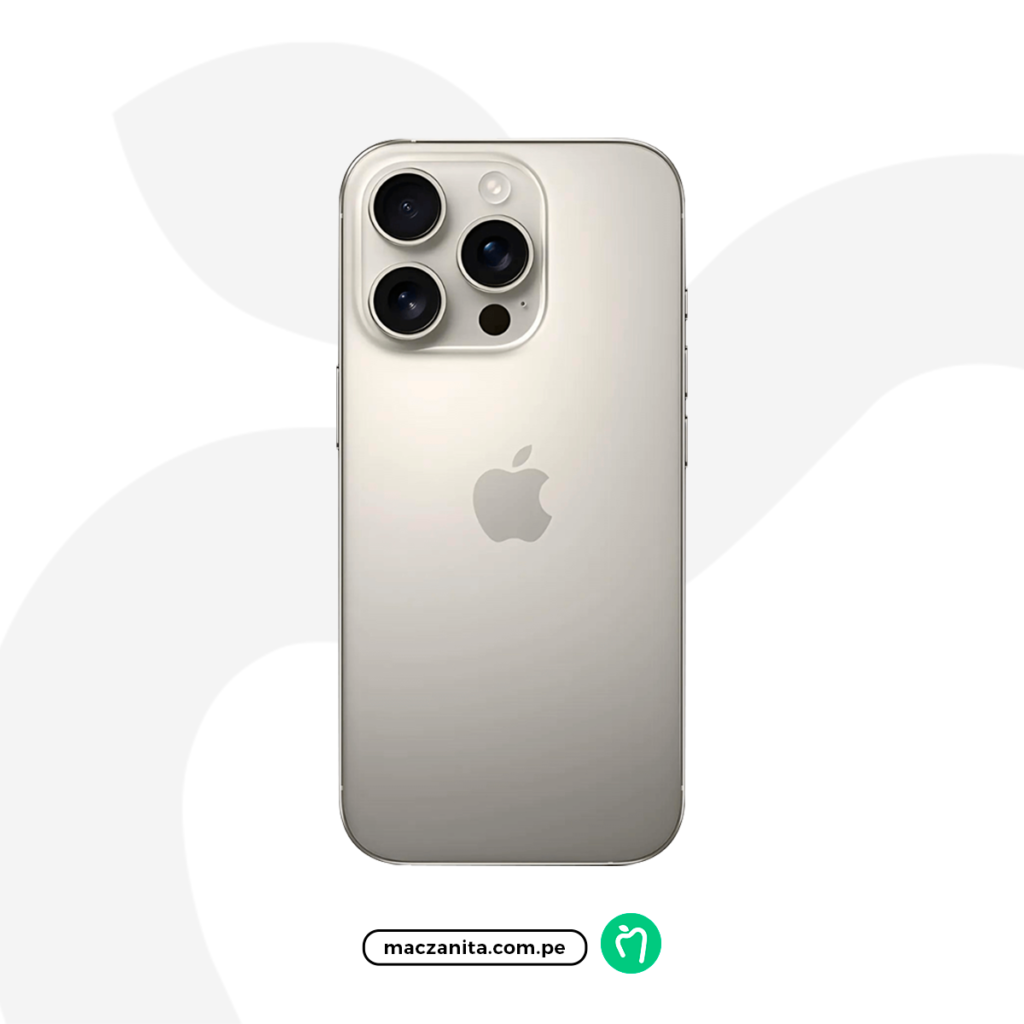 Apple iPhone 16 Pro de 256 GB en color desierto, con un diseño de vidrio y metal. La parte trasera muestra tres cámaras y el logotipo de Apple, destacando su acabado elegante. Apple iPhone 16 Pro de 256 GB en color desierto, con un diseño de vidrio y metal. La parte trasera muestra tres cámaras y el logotipo de Apple, destacando su acabado elegante.