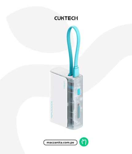 Power Bank 10000mAh 33W Lpb100 Blanco Maczanita