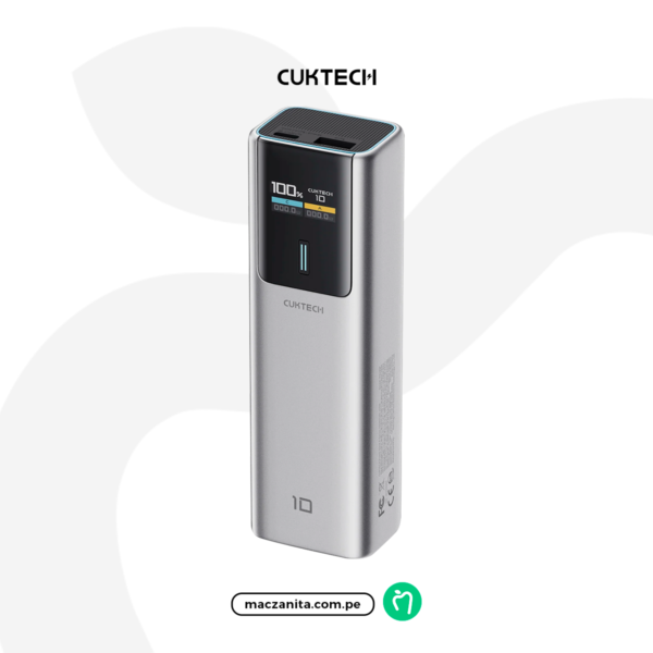 Power Bank 10000mAh Pb100P Gris Maczanita