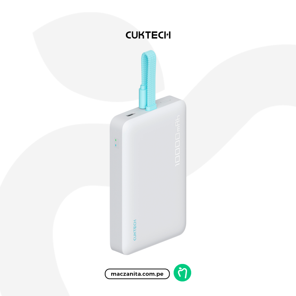 Power Bank 10000mAh Magnetico Wpb100L Blanco Maczanita