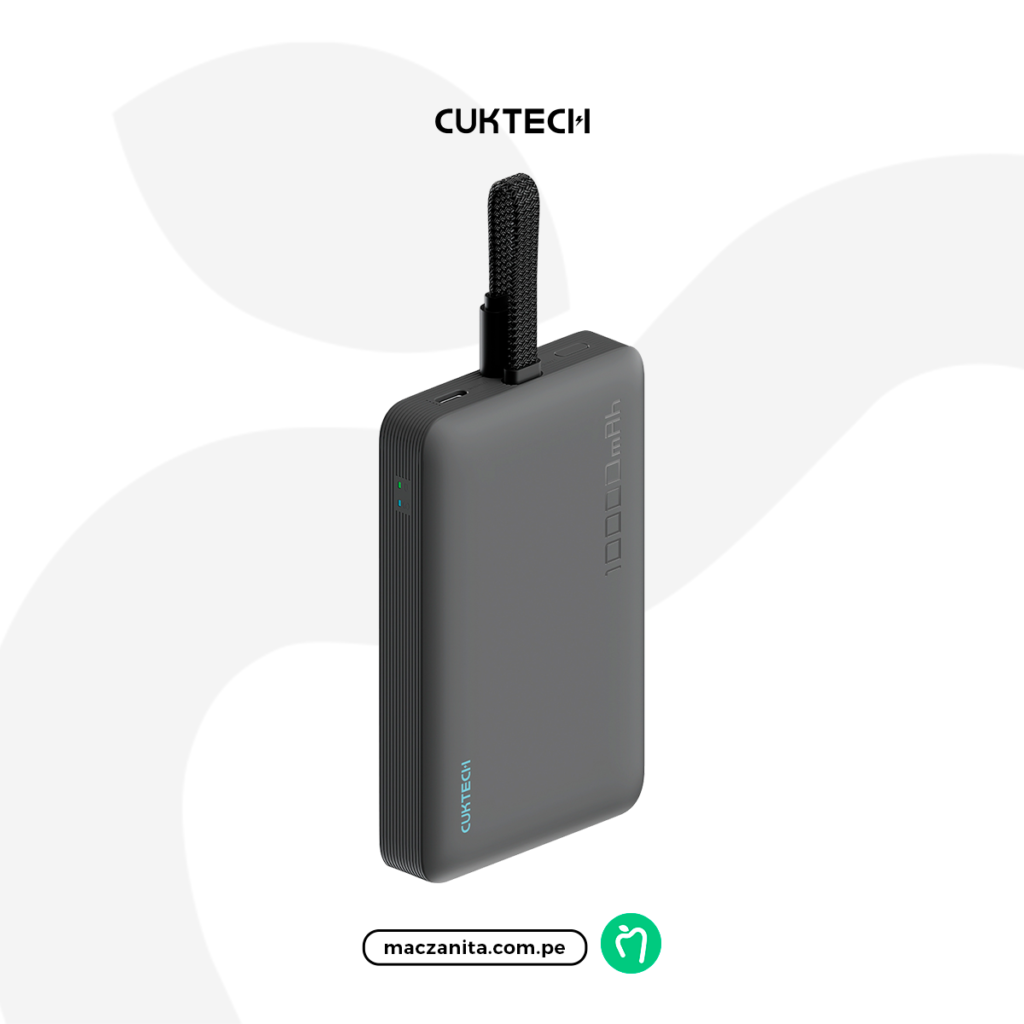 Power Bank 10000mAh Magnetico Wpb100L Gris Maczanita