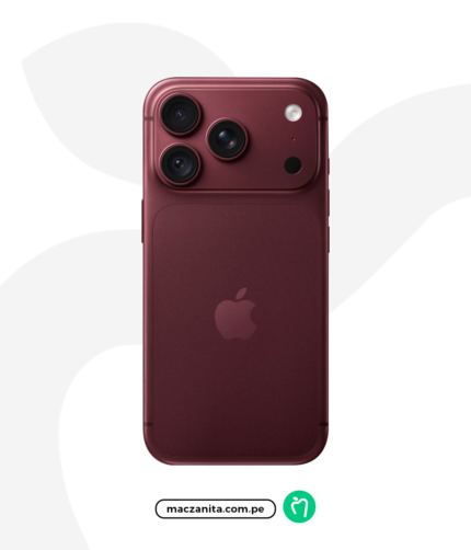 Apple iPhone 18 Pro Max de 512 GB en color plata, con acabado metálico y módulo trasero de tres cámaras, sobre fondo blanco con el logo de Maczanita.com.pe.
